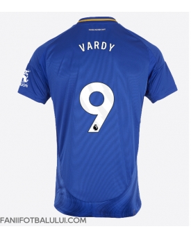 Leicester City Jamie Vardy #9 Tricou Fotbal Replică 2024-25 Barbati Acasa